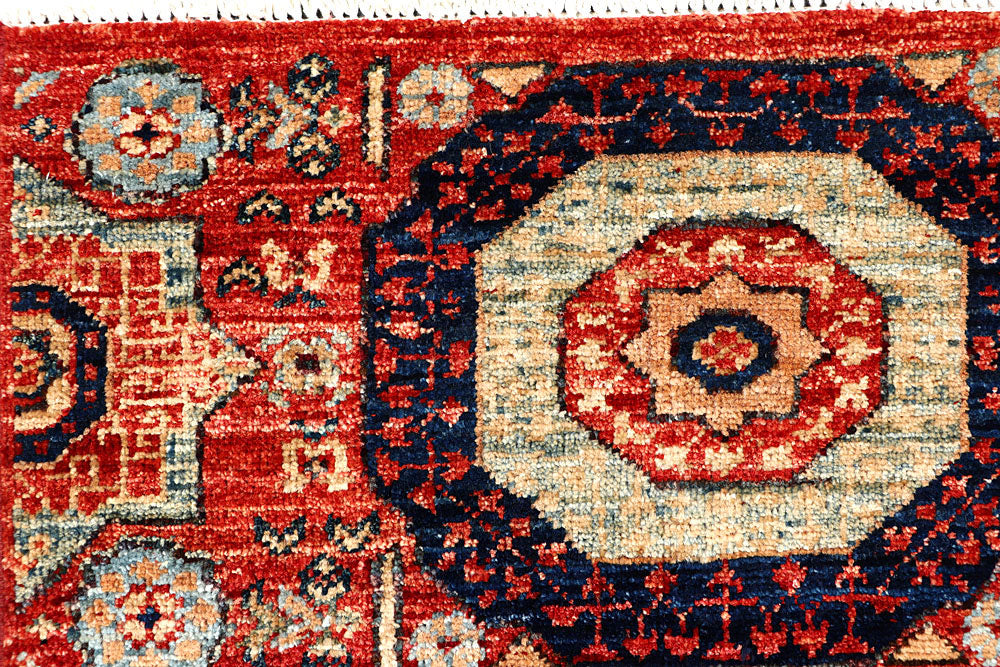 Firebrick Mamluk 2' x 4' 9 - No. 61990 - ALRUG Rug Store