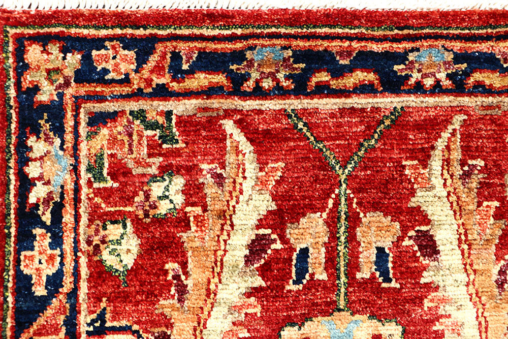 Firebrick Oushak 2' x 5' - No. 61992 - ALRUG Rug Store