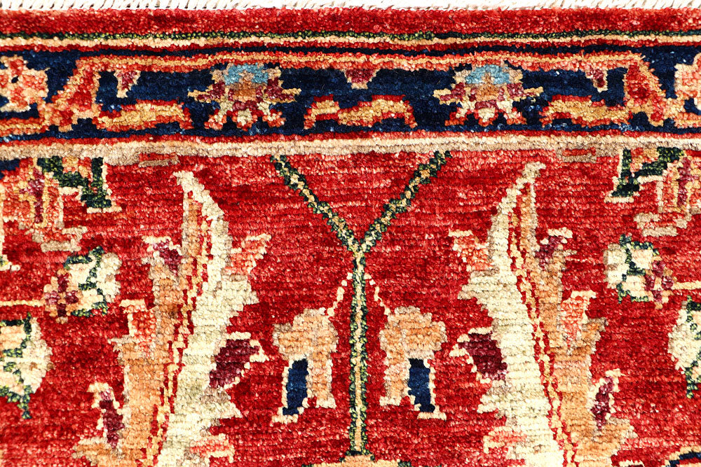 Firebrick Oushak 2' x 5' - No. 61992 - ALRUG Rug Store