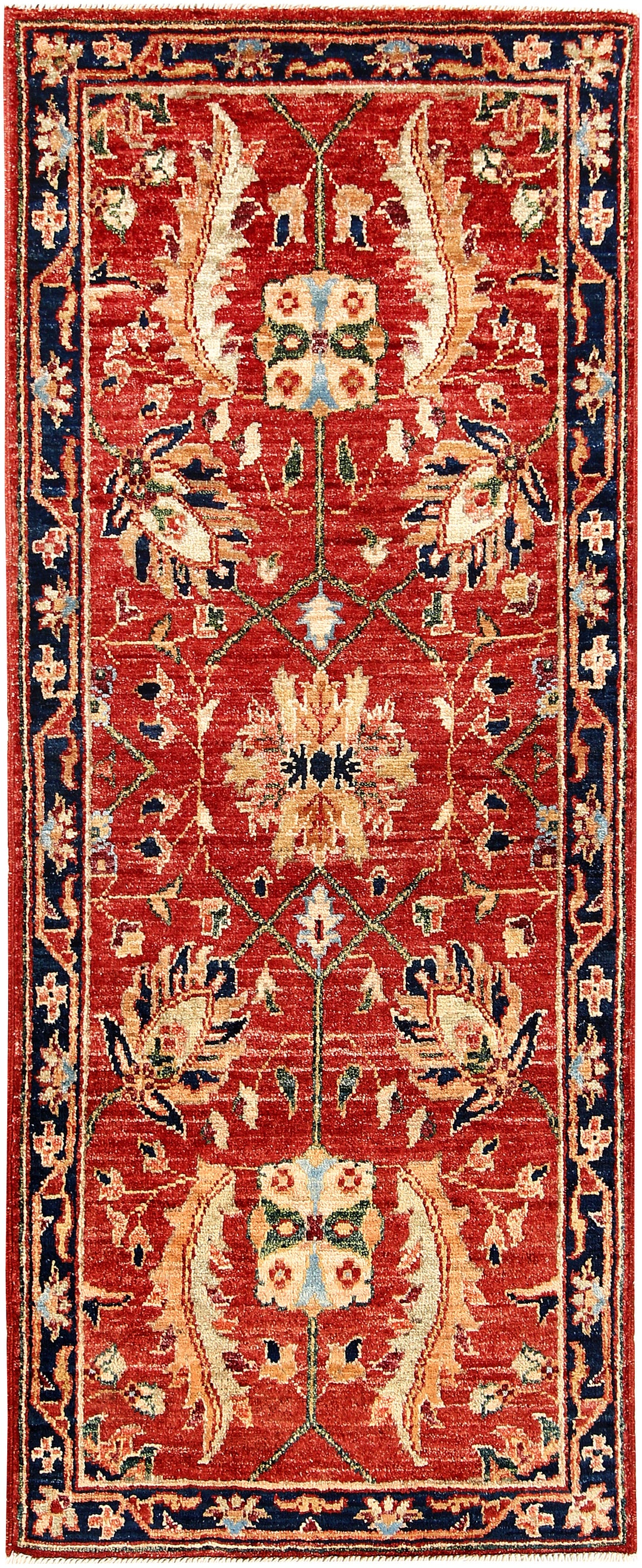 Firebrick Oushak 2' x 5' - No. 61992 - ALRUG Rug Store
