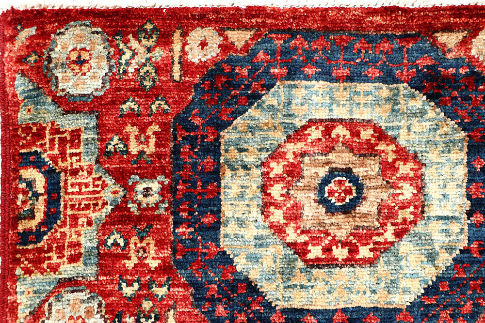 Firebrick Mamluk 2' x 4' 8 - No. 61993 - ALRUG Rug Store