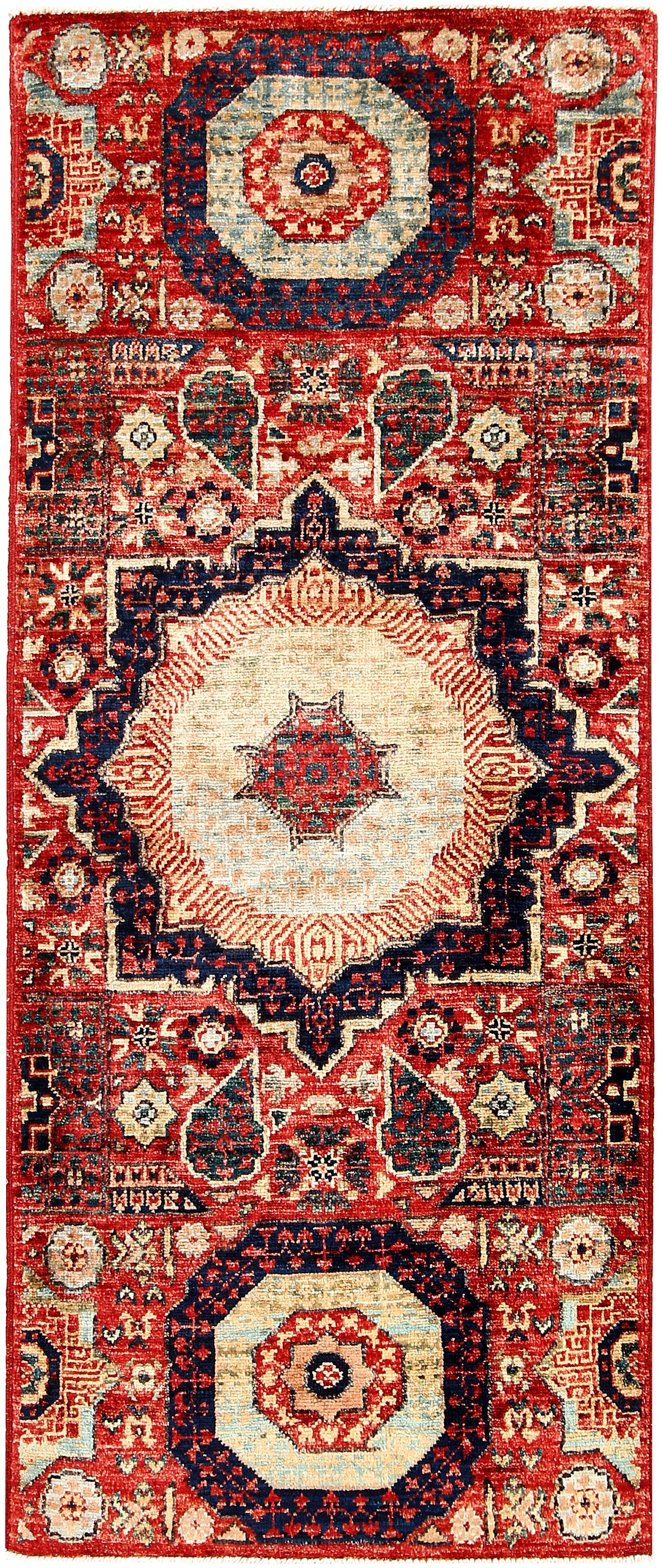 Firebrick Mamluk 2' x 4' 8 - No. 61993 - ALRUG Rug Store