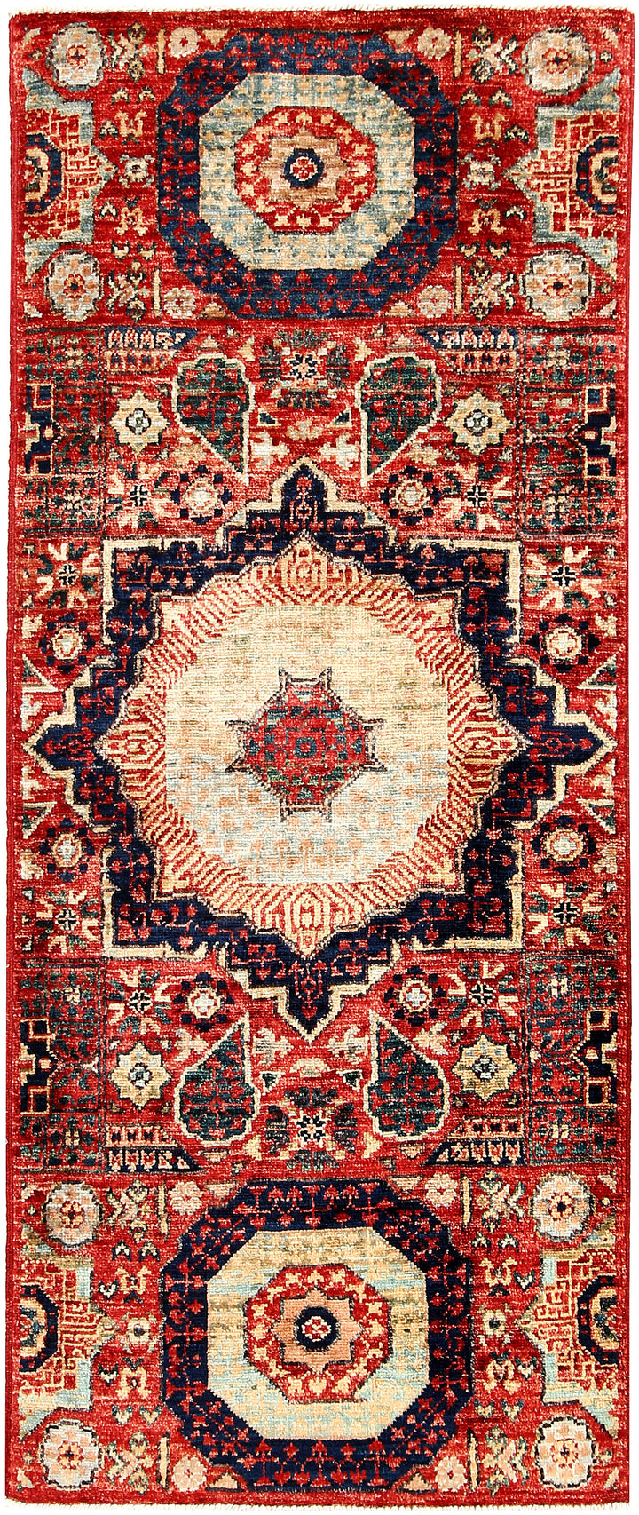 Firebrick Mamluk 2' x 4' 8 - No. 61993 - ALRUG Rug Store