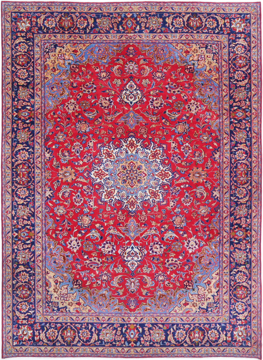 Kashan 9’ 6″ x 13’ 2″ - No. AV77829 - ALRUG Rug Store