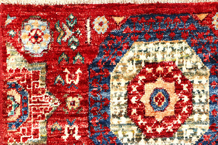 Firebrick Mamluk 2' x 4' 9 - No. 62001 - ALRUG Rug Store