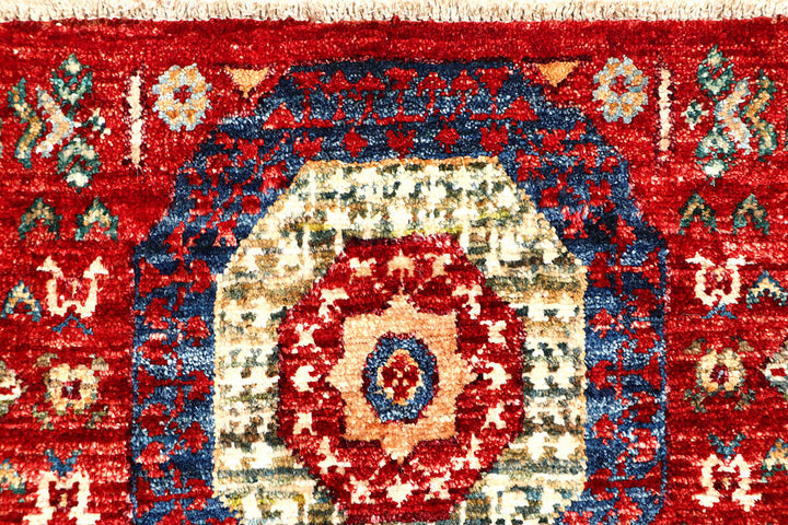 Firebrick Mamluk 2' x 4' 9 - No. 62001 - ALRUG Rug Store