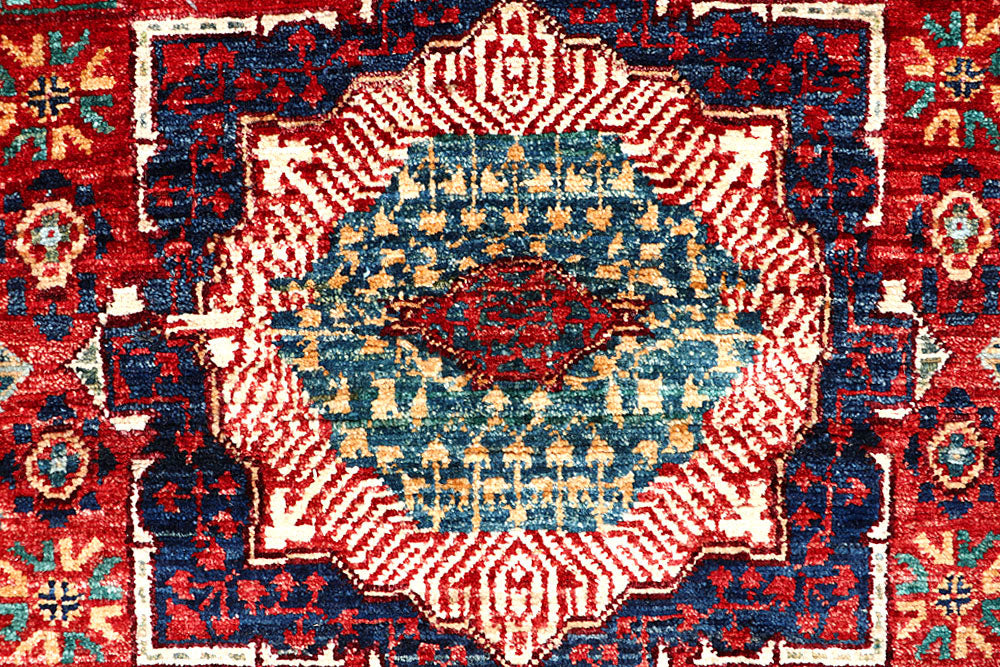 Firebrick Mamluk 2' x 4' 9 - No. 62001 - ALRUG Rug Store