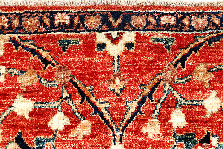 Orange Red Oushak 2' x 4' 11 - No. 62002 - ALRUG Rug Store