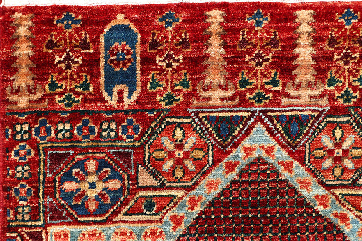 Firebrick Mamluk 2' x 5' 3 - No. 62011 - ALRUG Rug Store