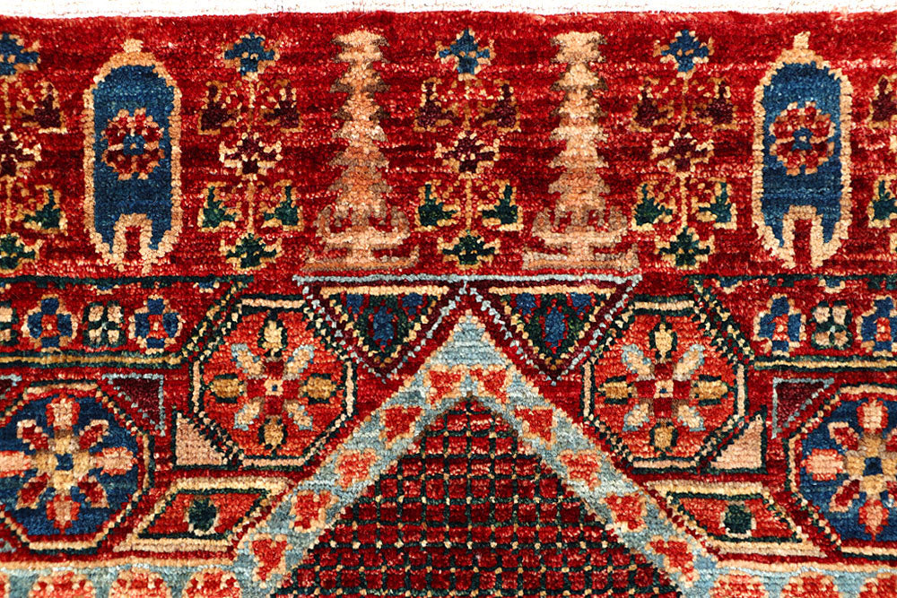 Firebrick Mamluk 2' x 5' 3 - No. 62011 - ALRUG Rug Store