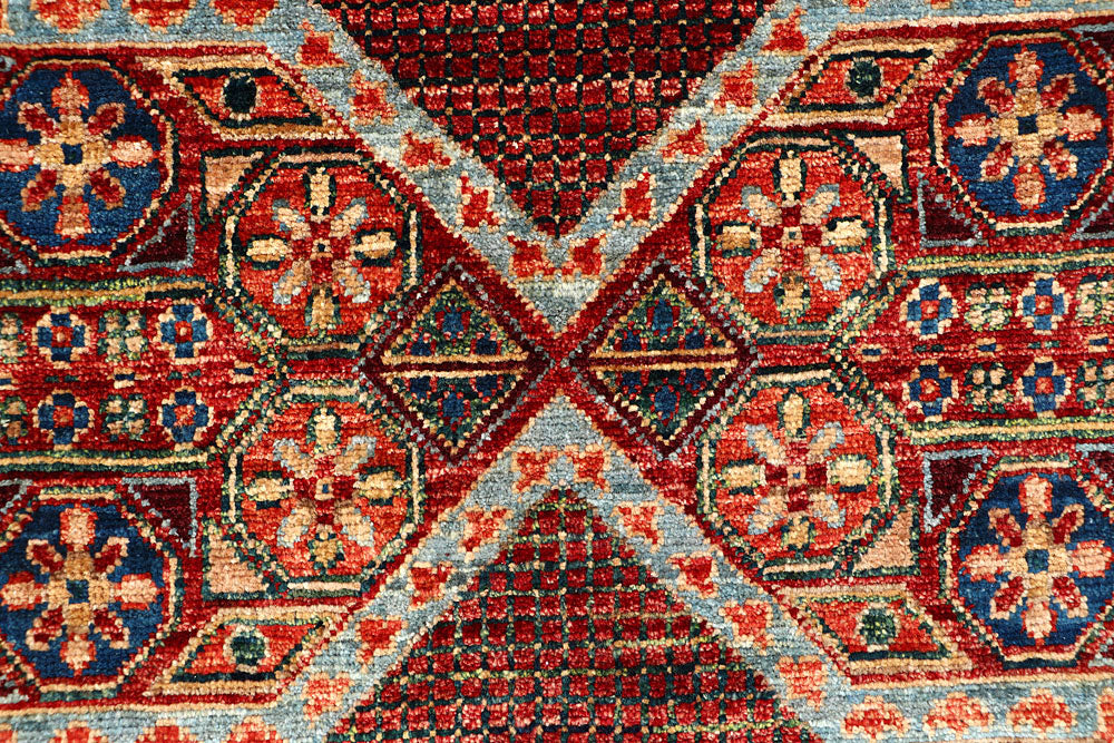 Firebrick Mamluk 2' x 5' 3 - No. 62011 - ALRUG Rug Store