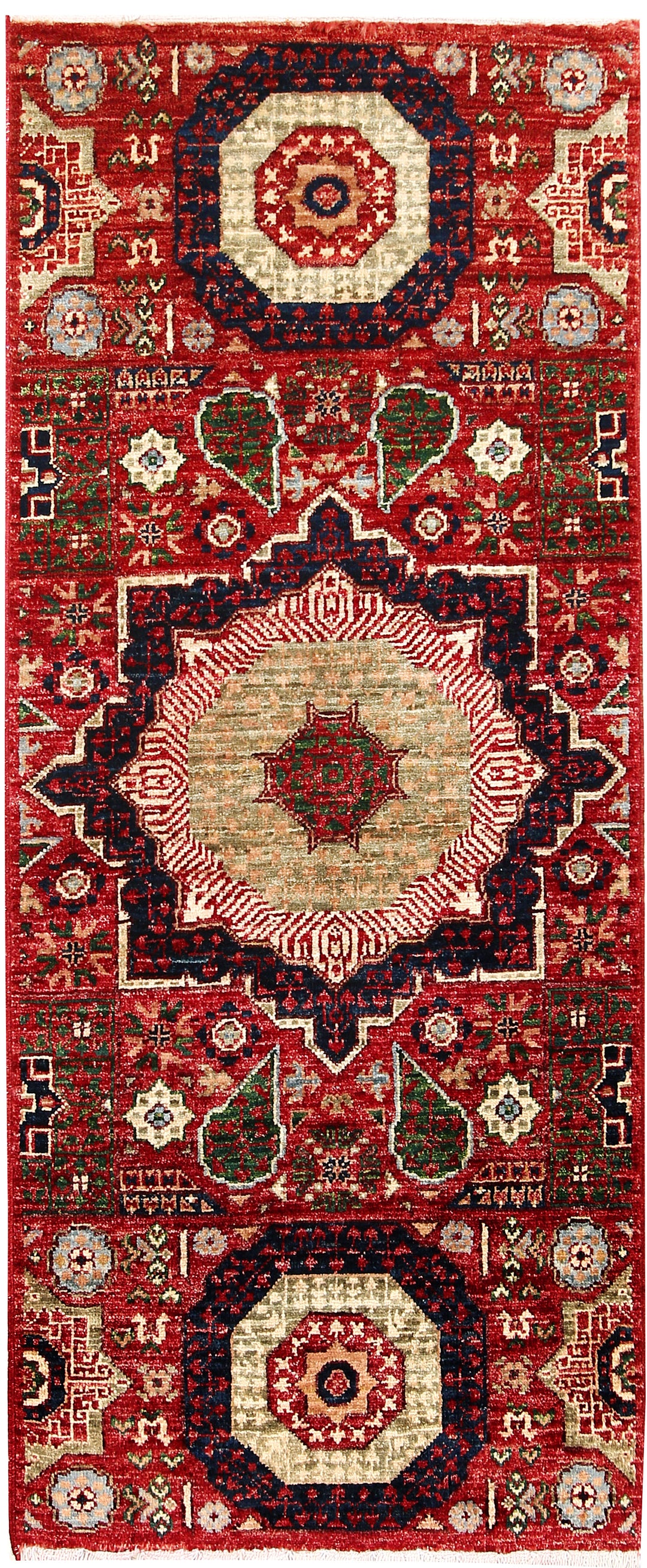 Firebrick Mamluk 2' x 4' 9 - No. 62012 - ALRUG Rug Store