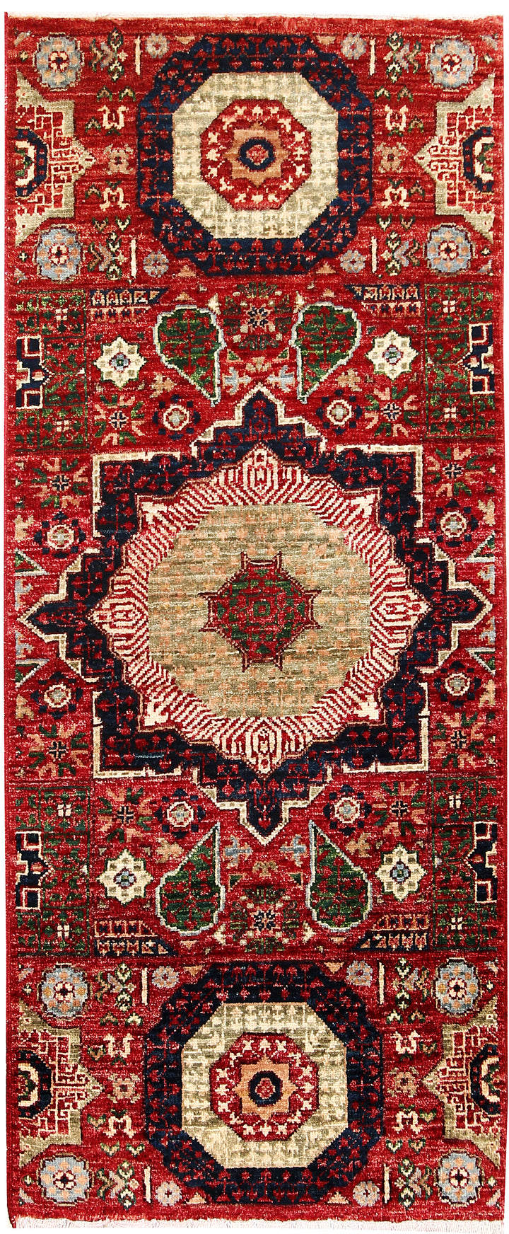 Firebrick Mamluk 2' x 4' 9 - No. 62012 - ALRUG Rug Store
