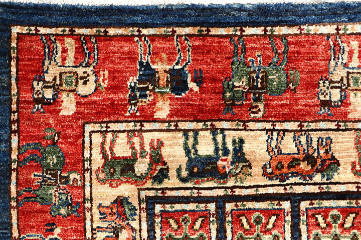 Multi Colored Ziegler 2' 7 x 7' 1 - No. 62023 - ALRUG Rug Store