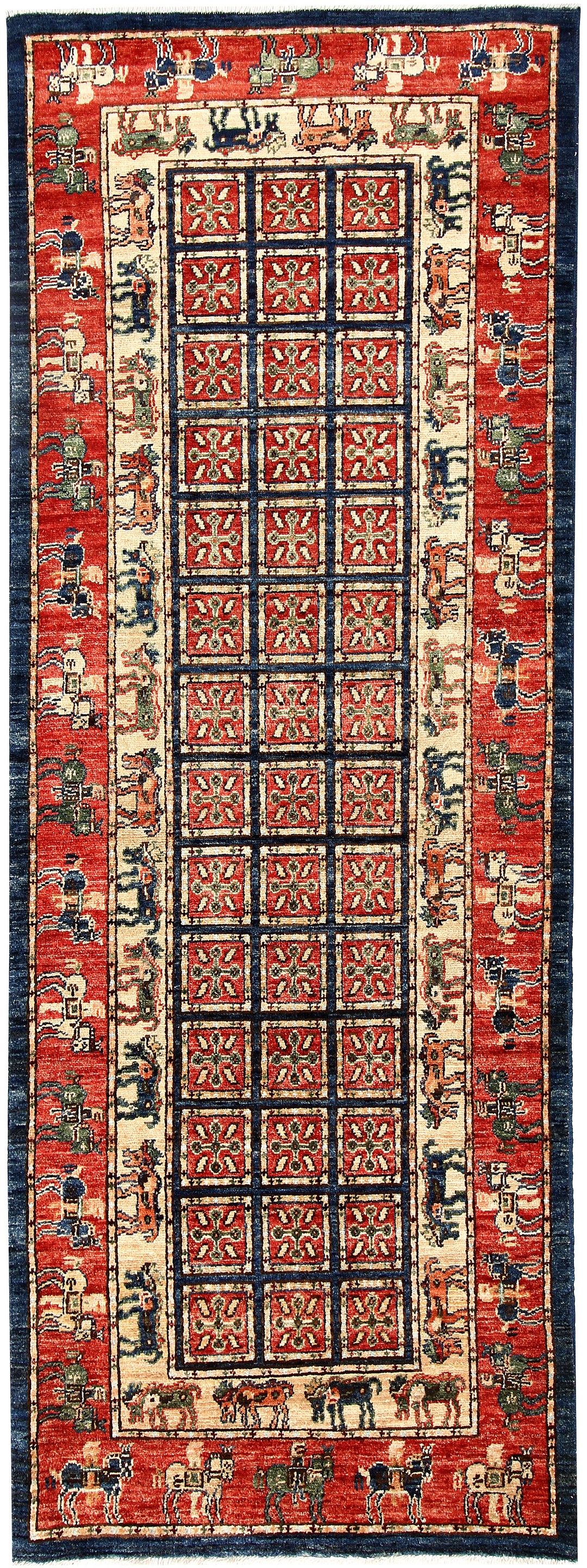 Multi Colored Ziegler 2' 7 x 7' 1 - No. 62023 - ALRUG Rug Store