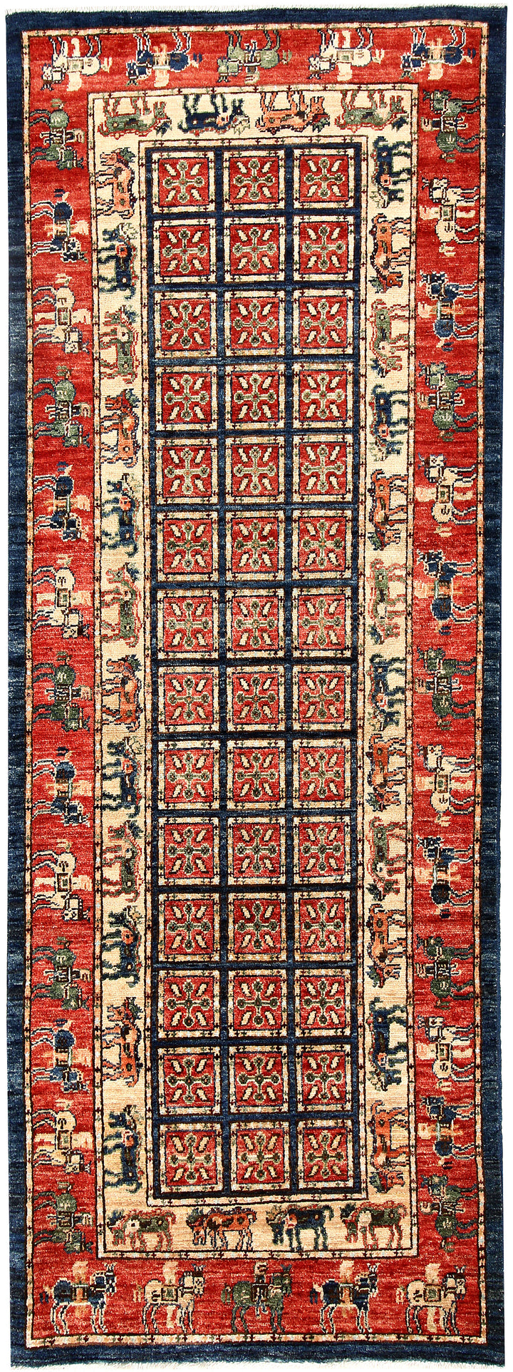 Multi Colored Ziegler 2' 7 x 7' 1 - No. 62023 - ALRUG Rug Store