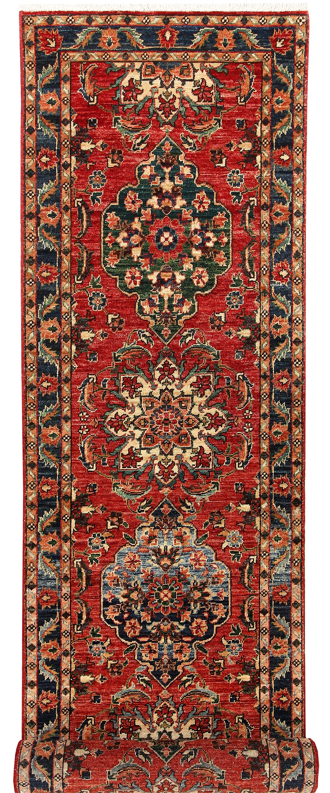 Firebrick Oushak 2' 4 x 9' 7 - No. 62027 - ALRUG Rug Store