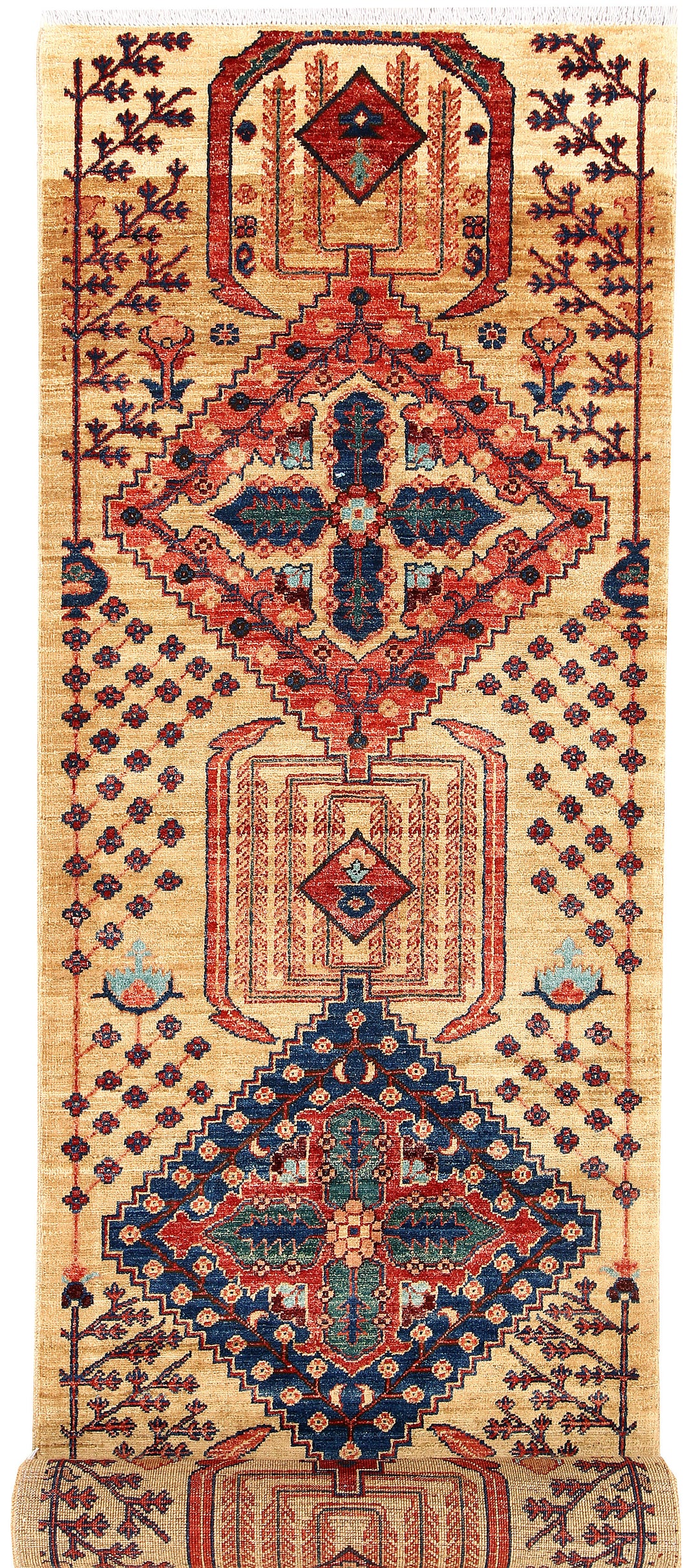 Navajo White Oushak 2' 7 x 9' 11 - No. 62028 - ALRUG Rug Store