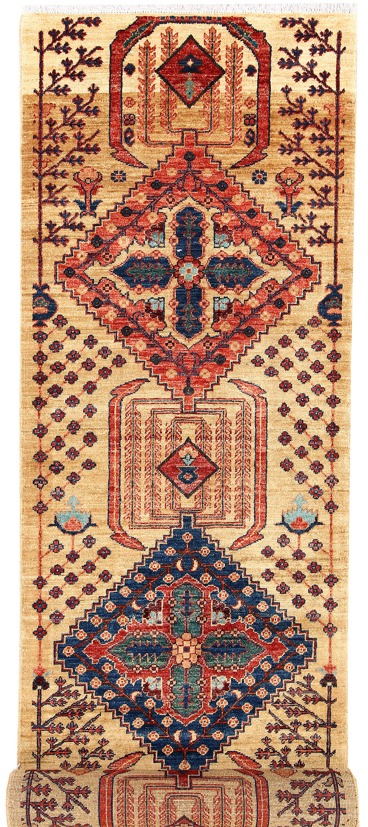 Navajo White Oushak 2' 7 x 9' 11 - No. 62028 - ALRUG Rug Store