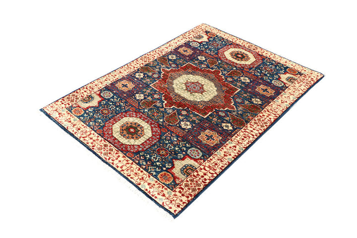 Midnight Blue Mamluk 3' 5 x 5' - No. 62034 - ALRUG Rug Store