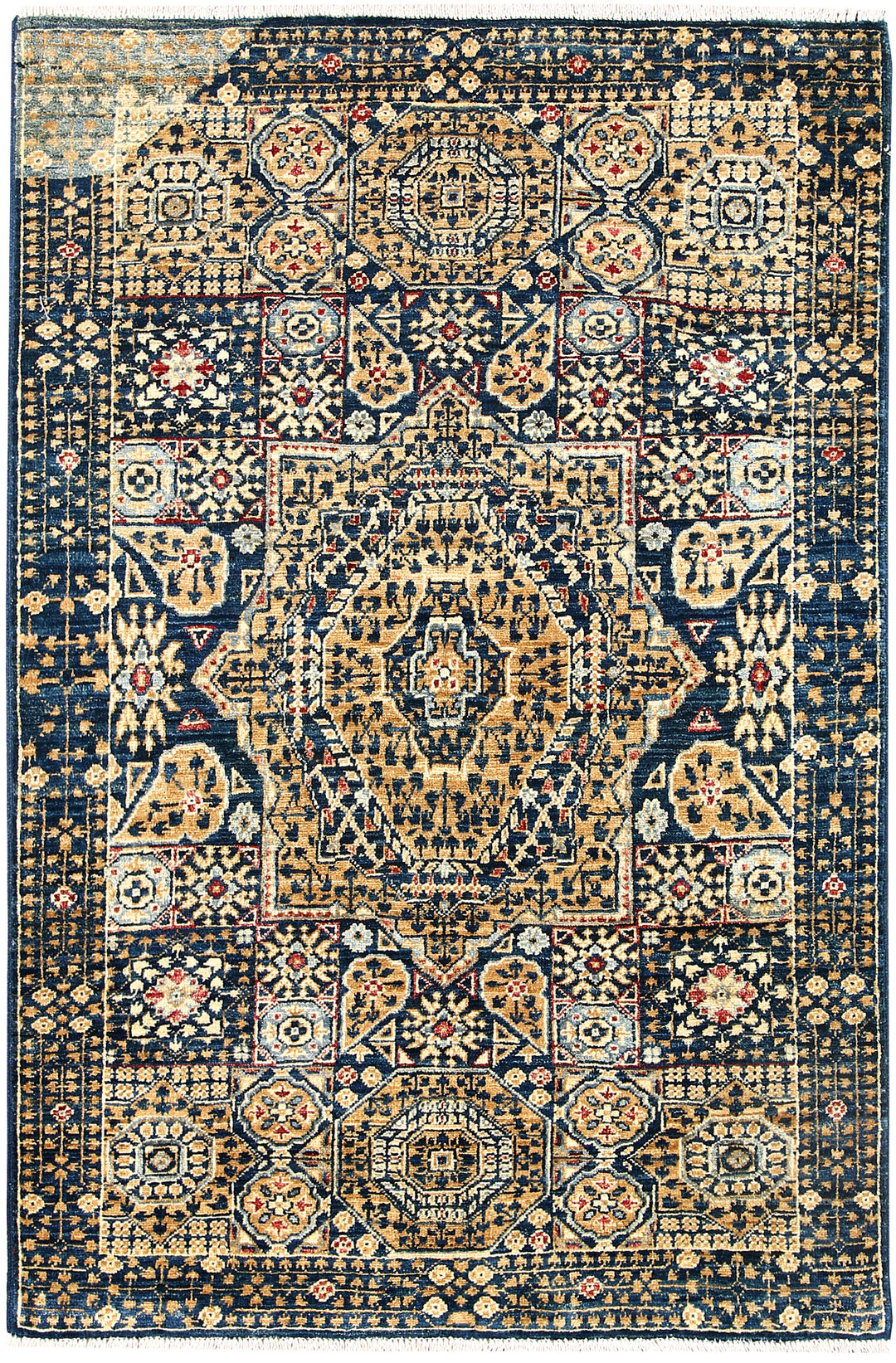 Multi Colored Mamluk 3' 3 x 4' 10 - No. 62035 - ALRUG Rug Store