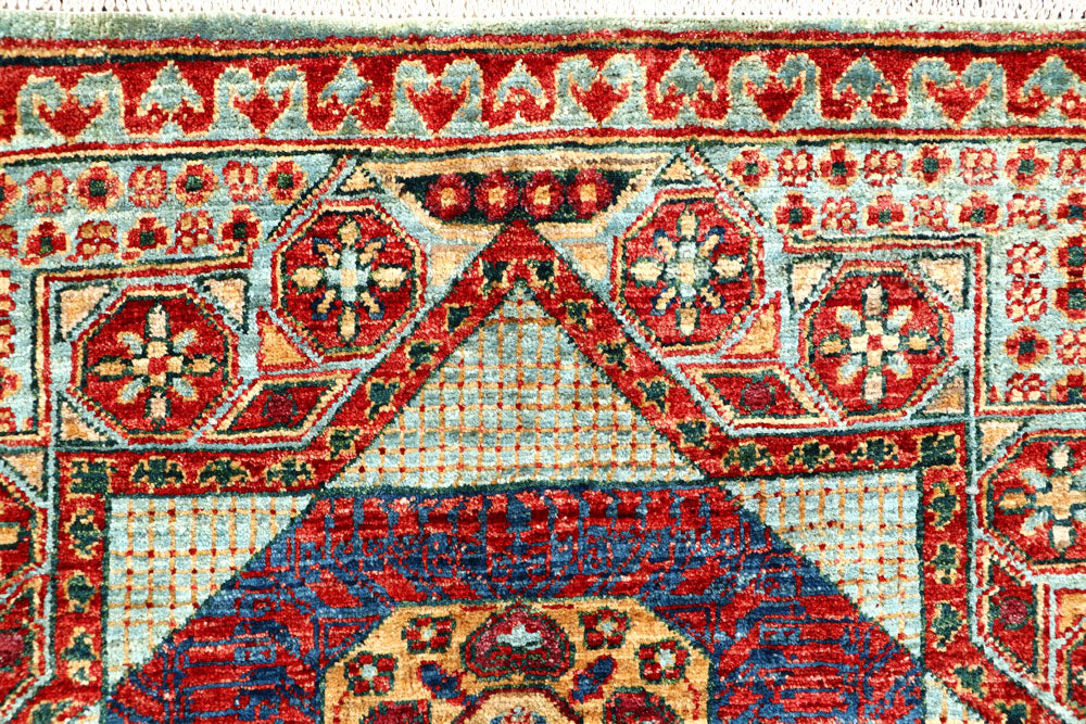 Multi Colored Mamluk 3' 5 x 4' 11 - No. 62036 - ALRUG Rug Store