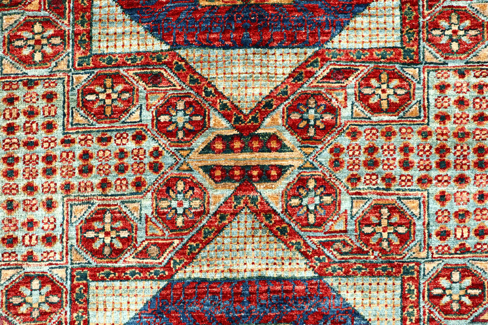 Multi Colored Mamluk 3' 5 x 4' 11 - No. 62036 - ALRUG Rug Store