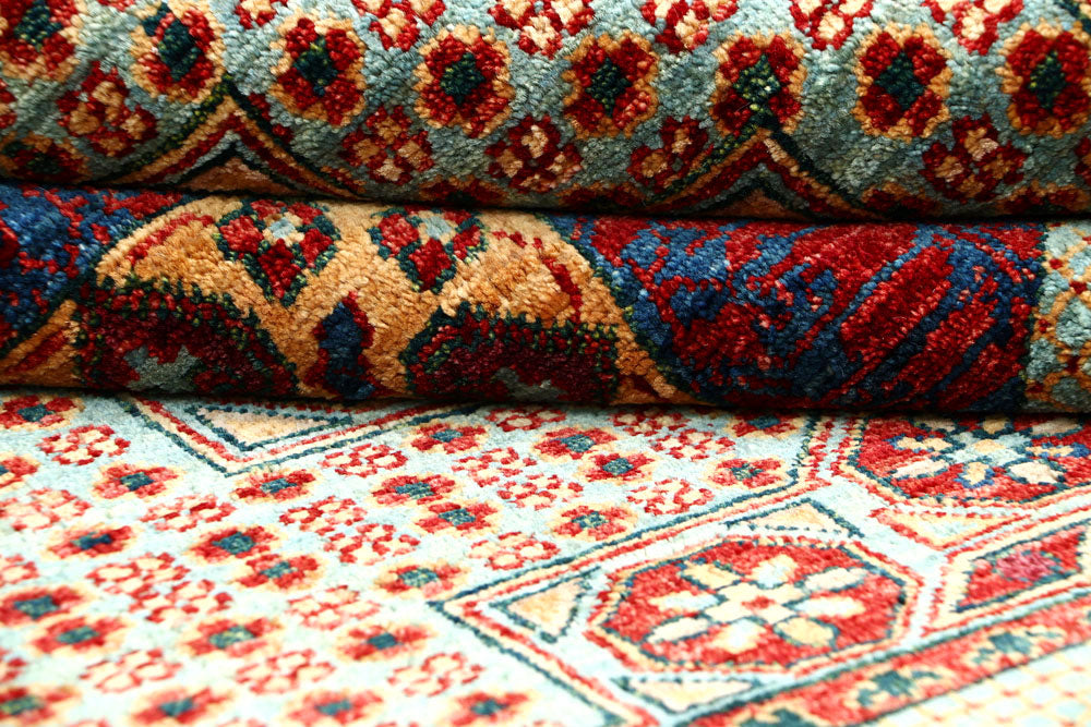 Multi Colored Mamluk 3' 5 x 4' 11 - No. 62036 - ALRUG Rug Store