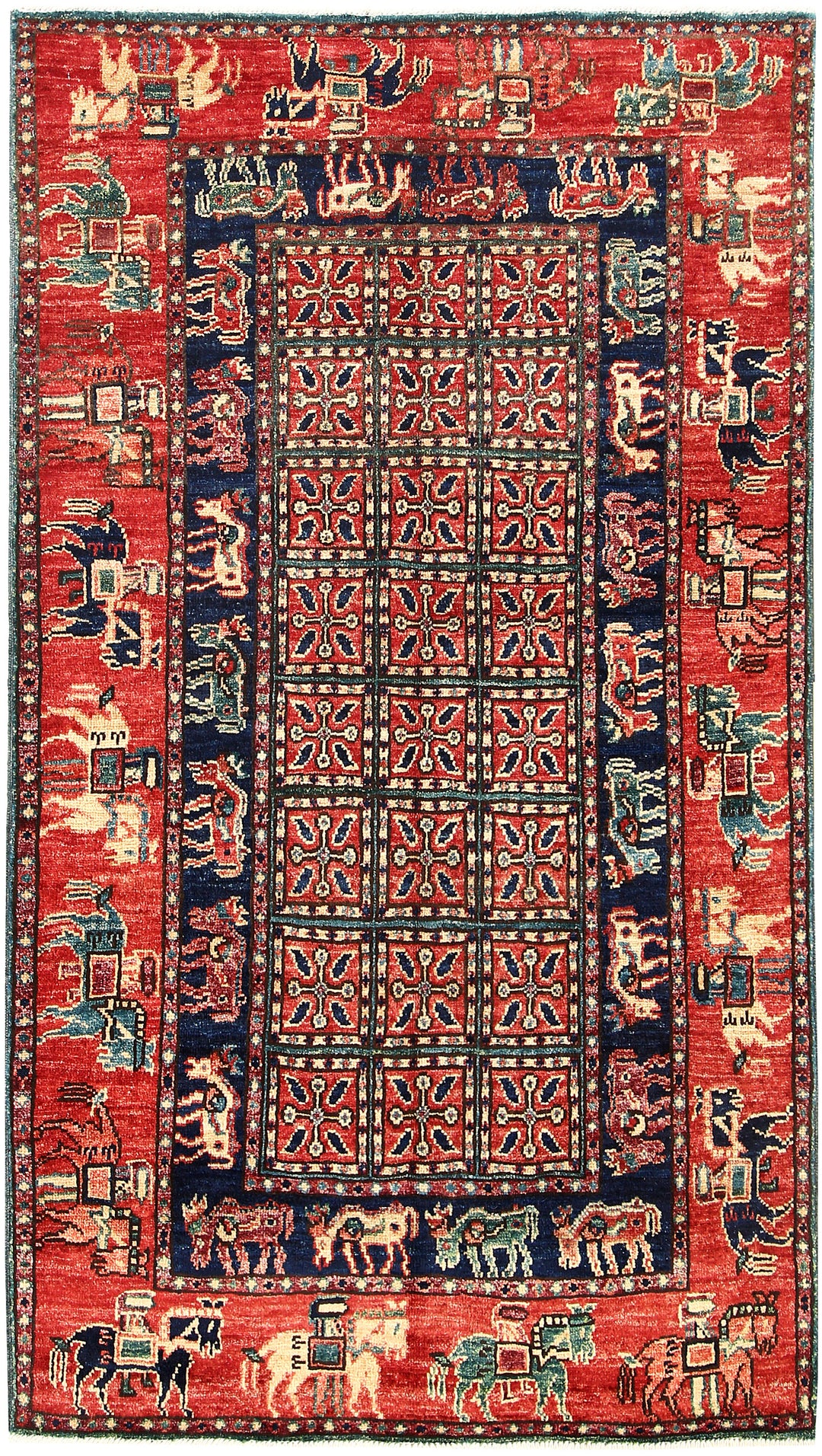 Multi Colored Ziegler 3' x 5' 3 - No. 62042 - ALRUG Rug Store