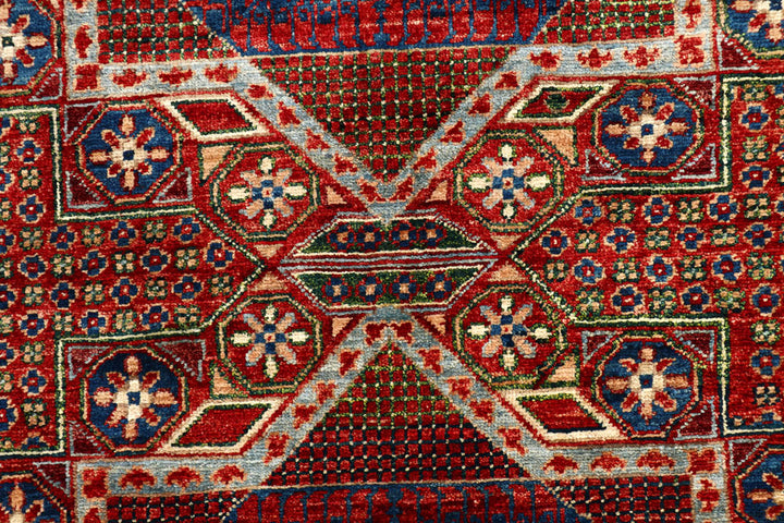 Firebrick Mamluk 3' 3 x 4' 9 - No. 62044 - ALRUG Rug Store