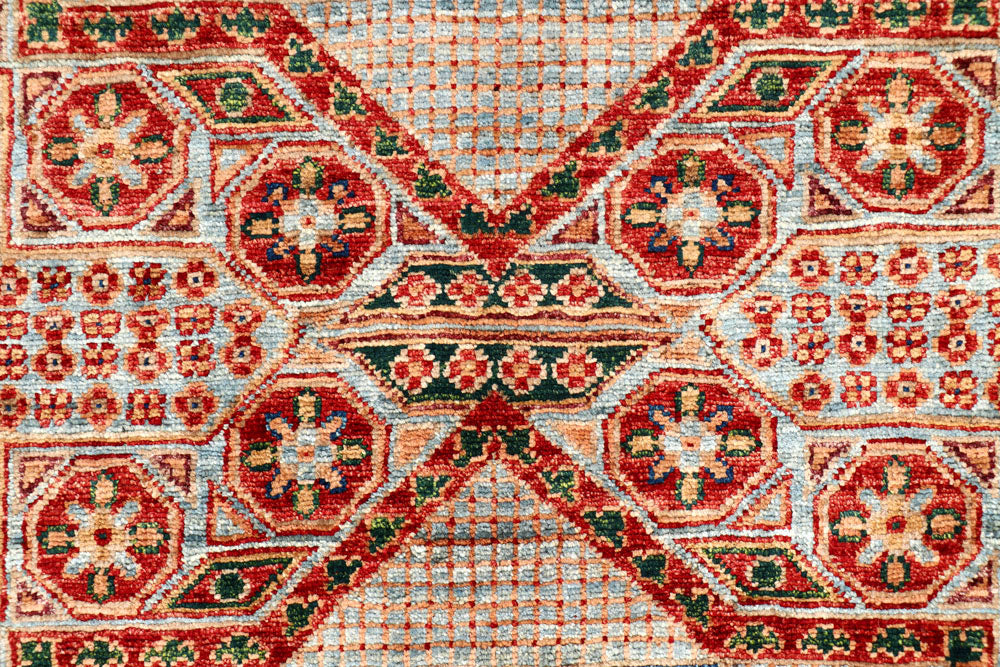 Silver Mamluk 3' 4 x 4' 11 - No. 62045 - ALRUG Rug Store