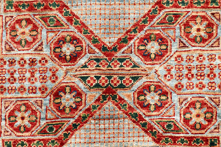 Silver Mamluk 3' 4 x 4' 11 - No. 62045 - ALRUG Rug Store