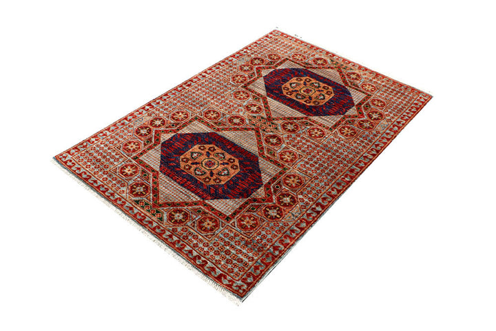 Silver Mamluk 3' 4 x 4' 11 - No. 62045 - ALRUG Rug Store