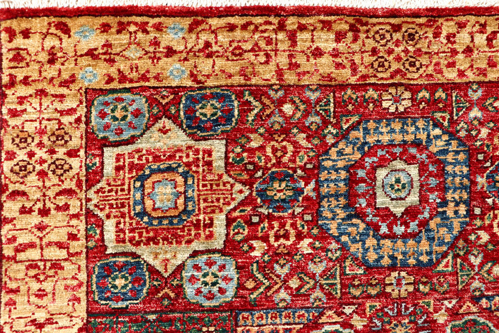 Firebrick Mamluk 3' 3 x 5' 1 - No. 62046 - ALRUG Rug Store
