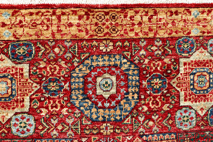 Firebrick Mamluk 3' 3 x 5' 1 - No. 62046 - ALRUG Rug Store
