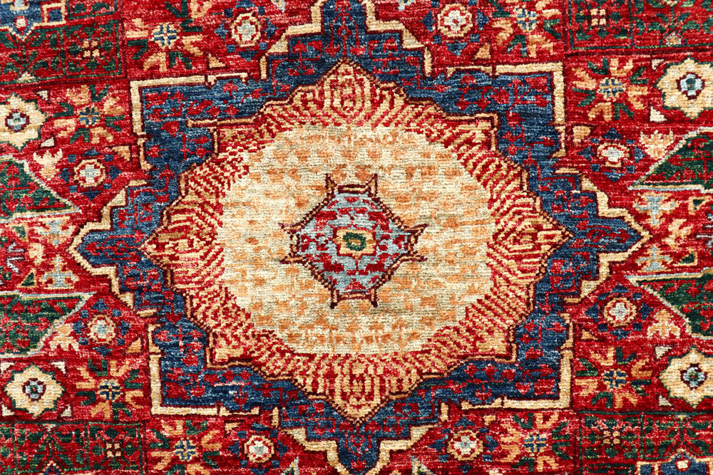 Firebrick Mamluk 3' 3 x 5' 1 - No. 62046 - ALRUG Rug Store