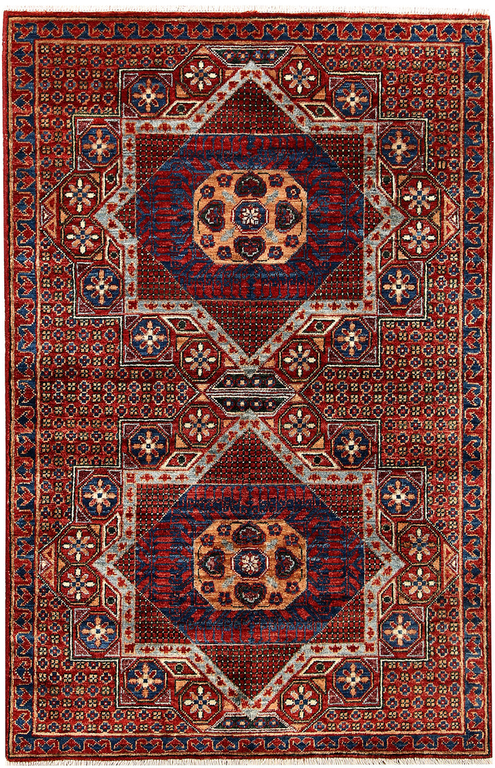 Multi Colored Mamluk 3' 3 x 5' - No. 62047 - ALRUG Rug Store