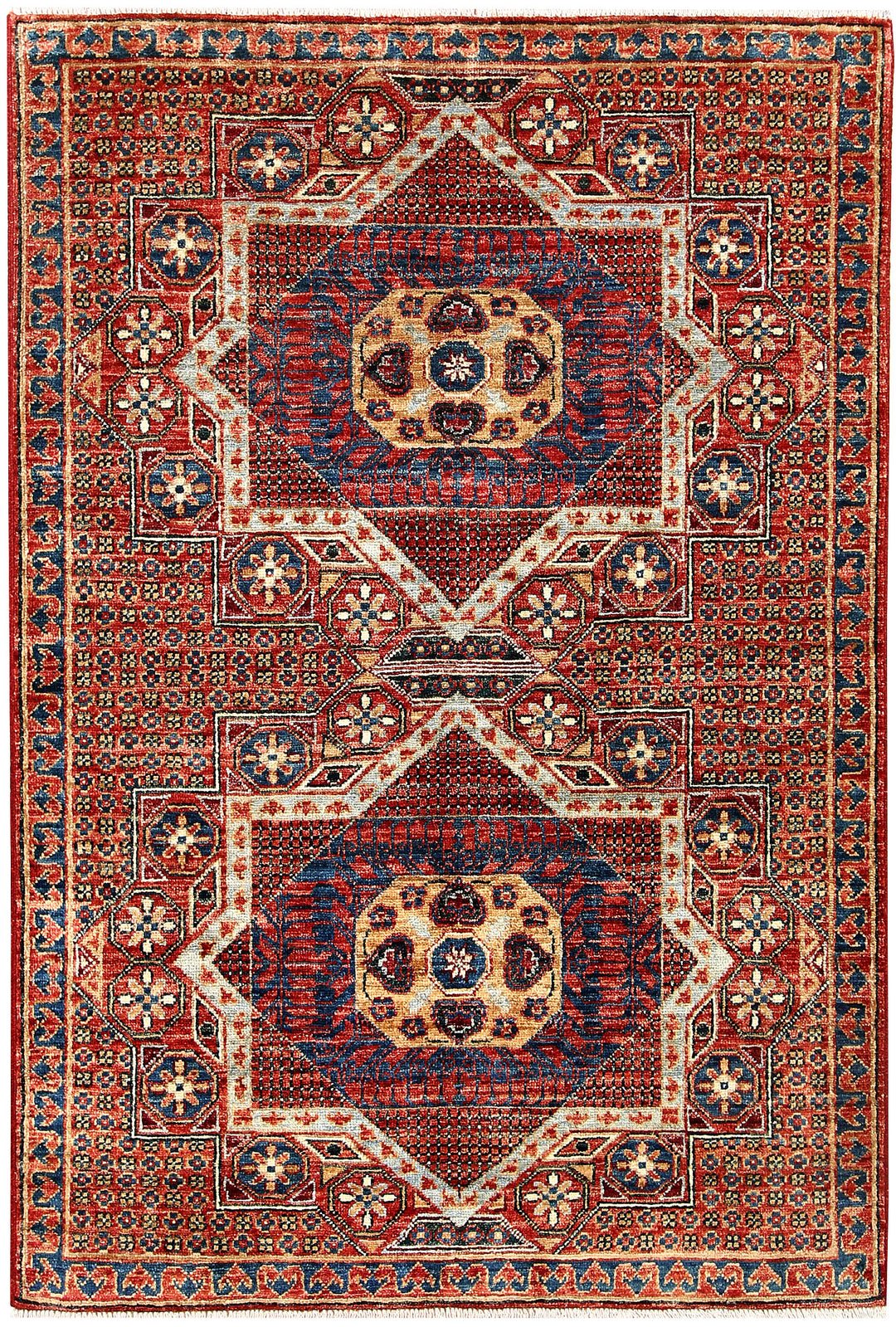 Multi Colored Mamluk 3' 3 x 4' 10 - No. 62050 - ALRUG Rug Store