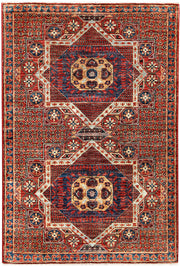 Multi Colored Mamluk 3' 3 x 4' 10 - No. 62050 - ALRUG Rug Store