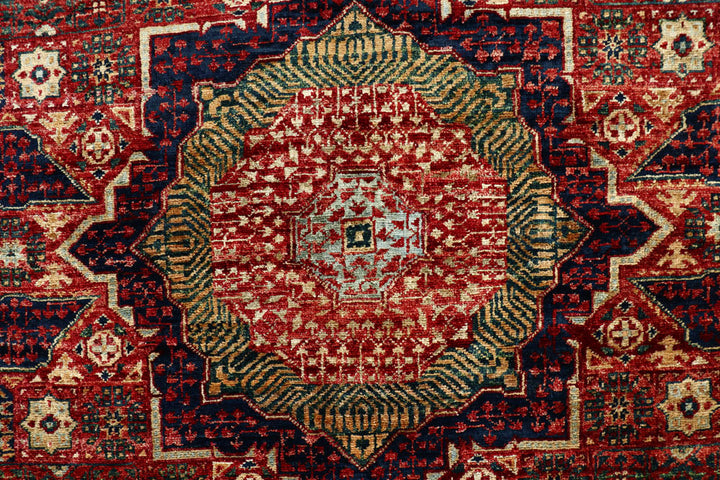 Firebrick Mamluk 3' 3 x 5' - No. 62052 - ALRUG Rug Store