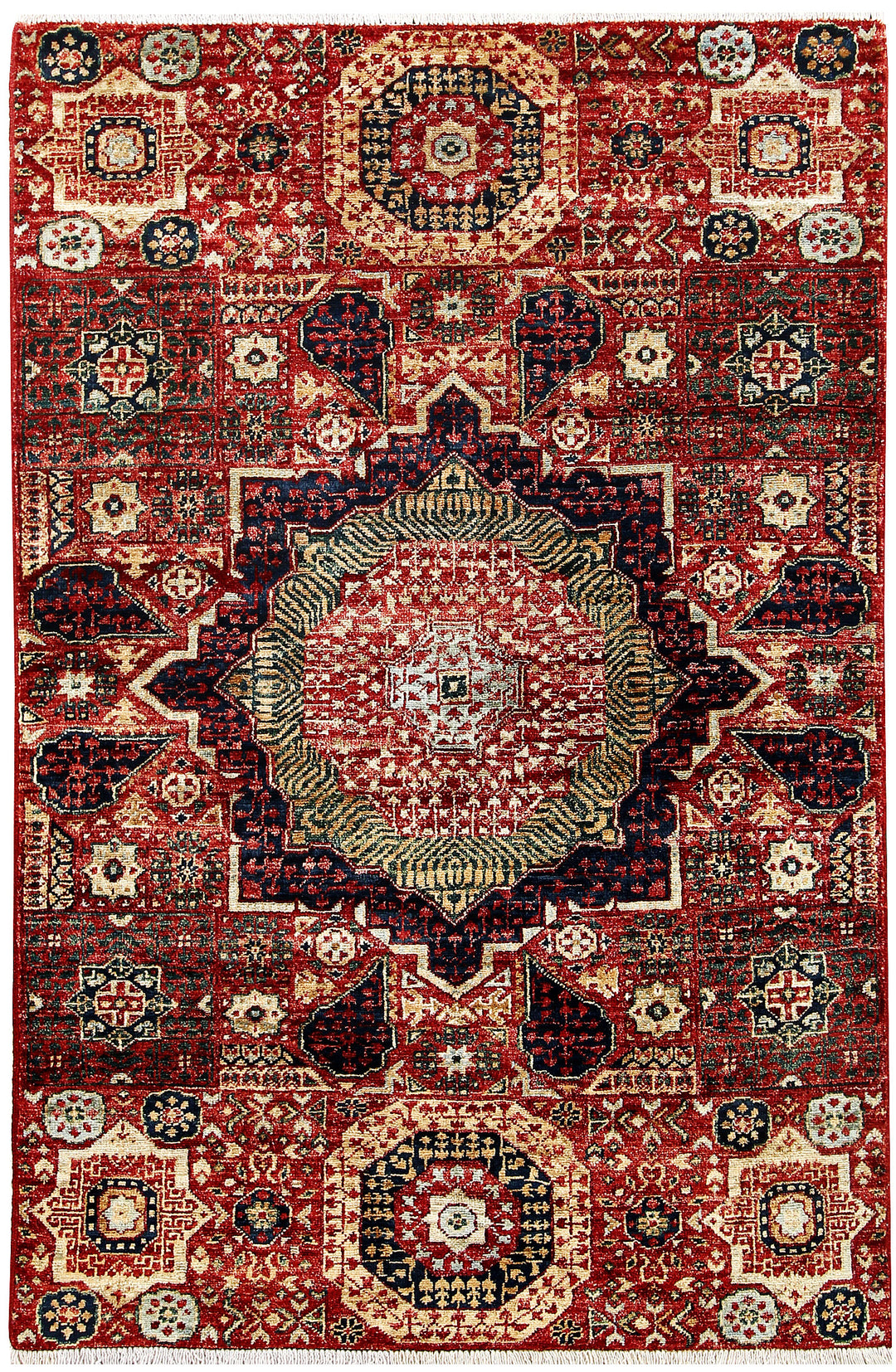 Firebrick Mamluk 3' 3 x 5' - No. 62052 - ALRUG Rug Store