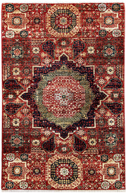 Firebrick Mamluk 3' 3 x 5' - No. 62052 - ALRUG Rug Store