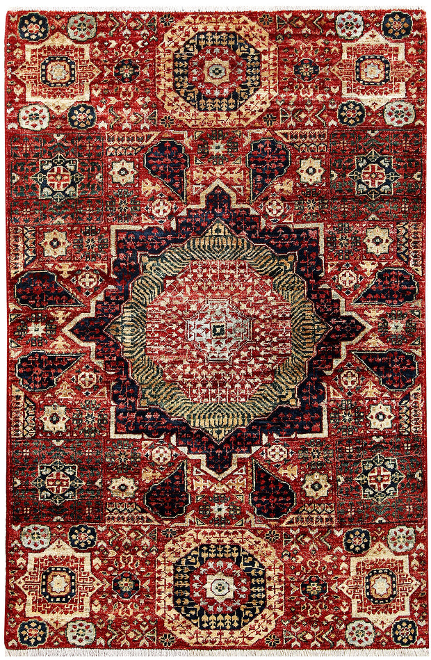 Firebrick Mamluk 3' 3 x 5' - No. 62052 - ALRUG Rug Store