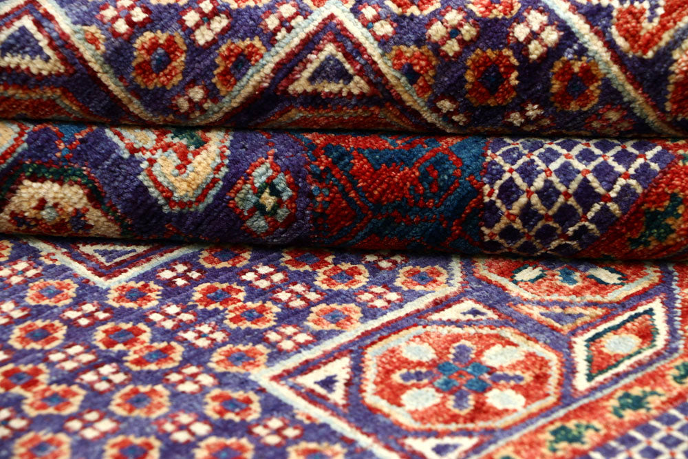 Multi Colored Mamluk 3' 4 x 5' 1 - No. 62054 - ALRUG Rug Store