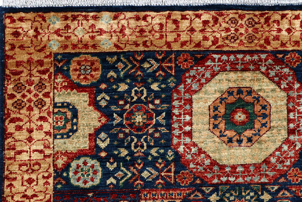 Navy Mamluk 3' 3 x 4' 11 - No. 62060 - ALRUG Rug Store