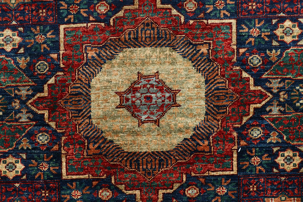 Navy Mamluk 3' 3 x 4' 11 - No. 62060 - ALRUG Rug Store