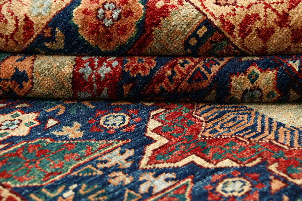 Navy Mamluk 3' 3 x 4' 11 - No. 62060 - ALRUG Rug Store