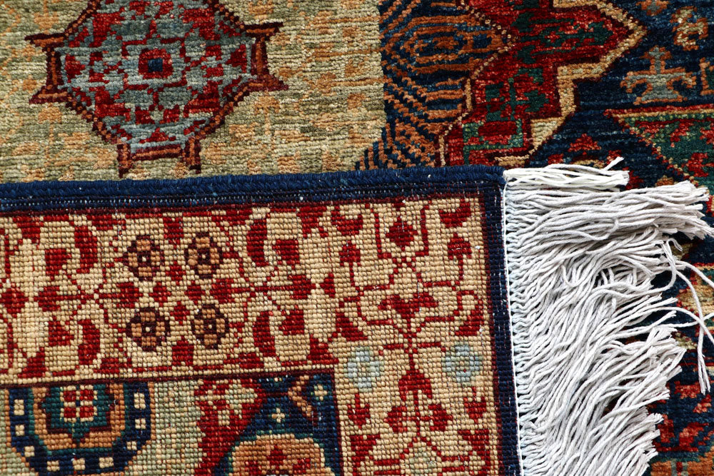 Navy Mamluk 3' 3 x 4' 11 - No. 62060 - ALRUG Rug Store