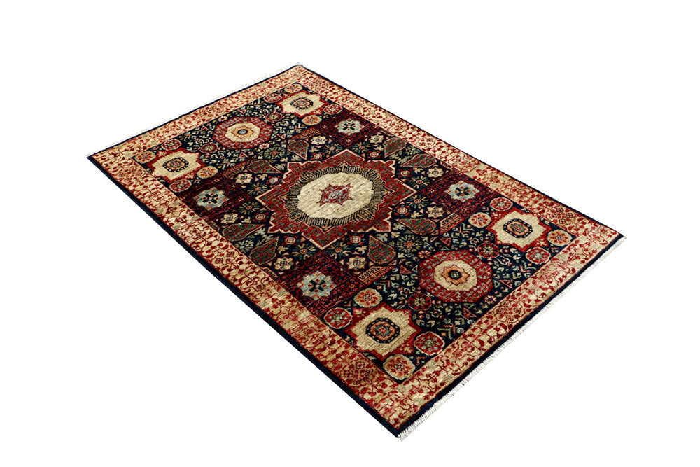 Navy Mamluk 3' 3 x 5' - No. 62068 - ALRUG Rug Store