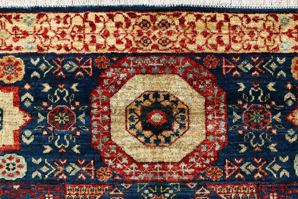 Navy Mamluk 3' 3 x 4' 10 - No. 62069 - ALRUG Rug Store